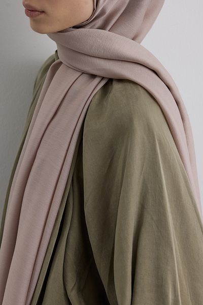 FENZA SCARF Paris Silk Tea Rose Color Cotton Shawl