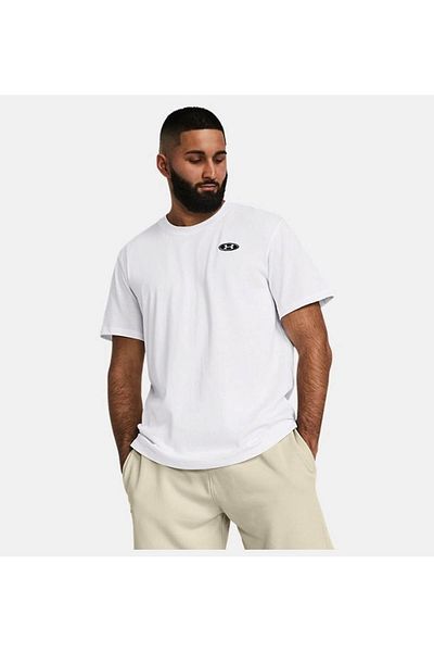 Under Armour Βαρύ αριστερό μπάλωμα στήθους κοντομάνικο μπλουζάκι