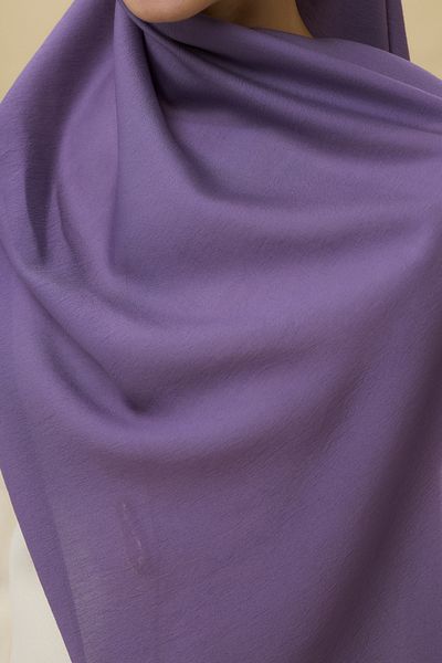 FENZA SCARF ΒΑΜΒΑΚΙ ΣΑΛΙ ΠΑΡΙΣΙΑΣ ΜΩΒ ΧΡΩΜΑ ΣΥΝΟΛΟ