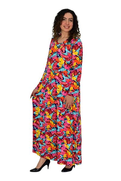 BAGLAN Women's Long Sleeve Lycra Viscose Dress Bgl-St04673