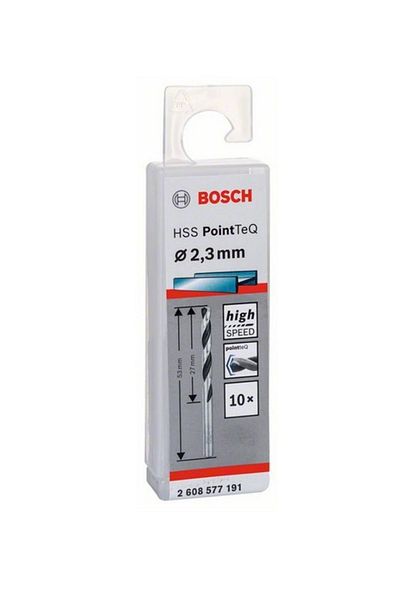 Bosch BOSCH HSS PointTeQ Set of 10 drill bits for metal drilling diameter 2.3 mm