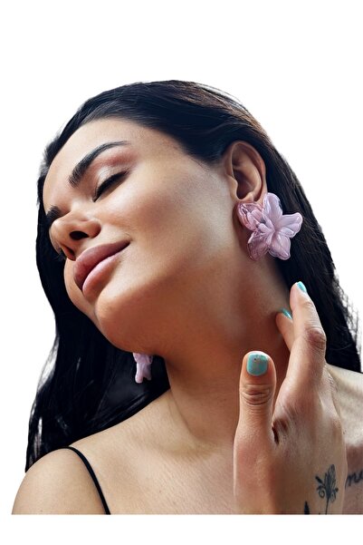 DORA-SS أقراط زهرة اللوتس تفصيلات موضة الموسم الجديد