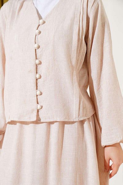 modasindoma Women's Brit Button Double Suit