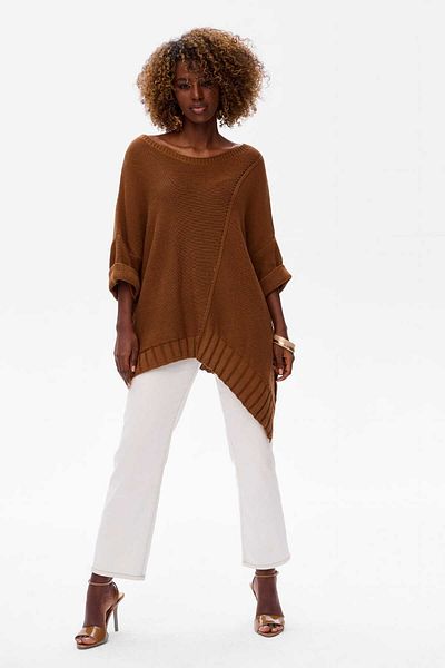 Blue Shadow Gustti Women's Sweater Milk Chocolate