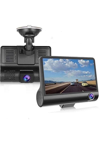 HOZRO Camera Auto HOZRO, Tri-Zone Fata – Monitorizare Completa pentru Siguranta Vehiculului Tau