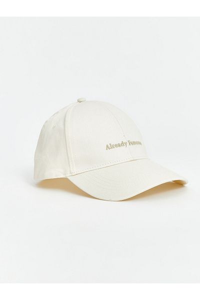LC Waikiki 100% Cotton Gabardine Fabric Embroidered Women's Cap Hat