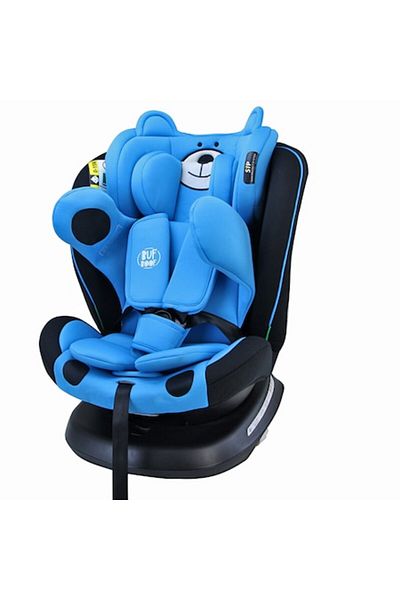 BUF BOOF Scaun auto Tweety Plus iSize Buf Boof UrsBlue cu isofix Rotativ 360 Pozitie Somn Top Tether 0-36 kg