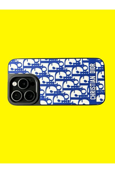 Christian Dior Husă de telefon pentru iPhone 13 PRO MAX Christian Dior - Albastru