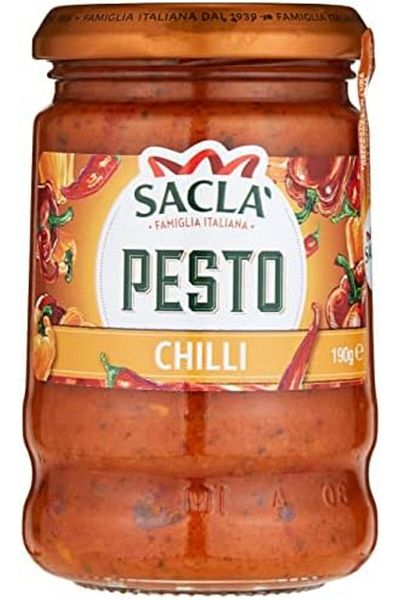 Sacla Fiery Pesto - 190 gm