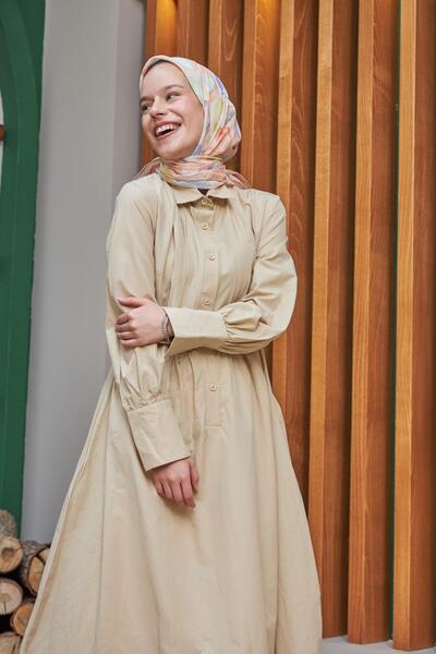 İpekhan Φουλάρι Bloom Melon Cotton Viscose