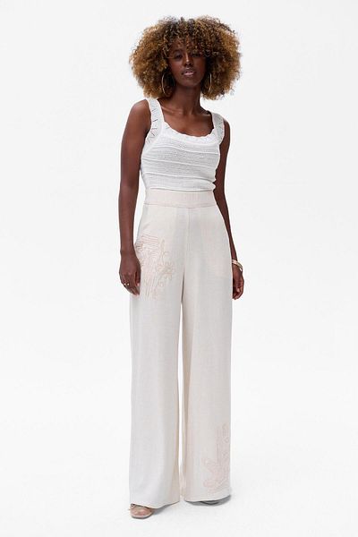 Blue Shadow Women's Musaka Lino Trousers