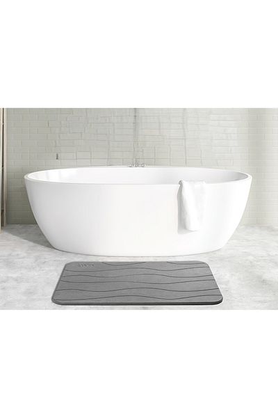 OEM Absorbent, non-slip, diatomite bath mat, quick drying, easy to clean, 60x39 cm