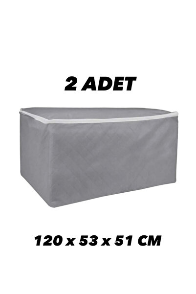 mihriban Yorgan Hurcu Battal Mega Plus 120 X 53 X 51 Cm 2 Adet Gri
