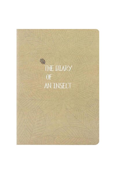 Roco دفتر يوميات حشرة B5، 124 صفحة (62 ورقة)، مسطر باللون البني