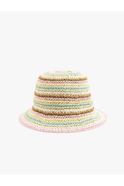 Koton Kids Girl's Multicolored Straw Hat