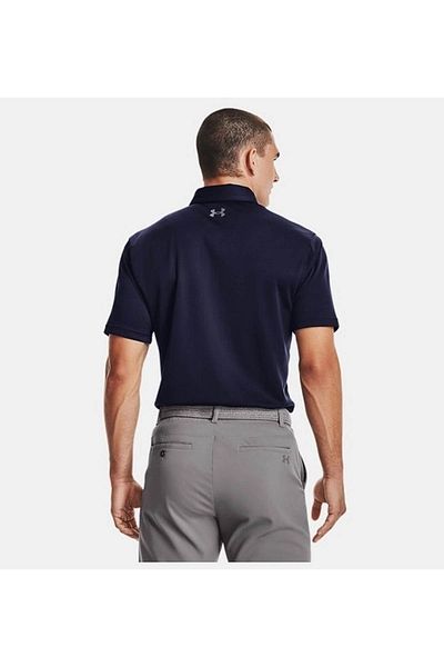 Under Armour Ανδρικό μπλουζάκι με γιακά πόλο Tech Navy Blue 1290140-410