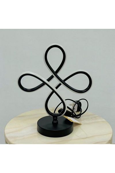 DECORA Black LED lamp in various shapes