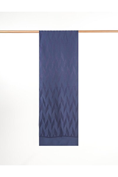 Kayra Геометричний візерунок Сапфіровий шарф Синій