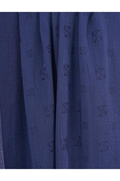 Kayra Φυσικό σάλι με λογότυπο σε μπλε ναυτικό χρώμα