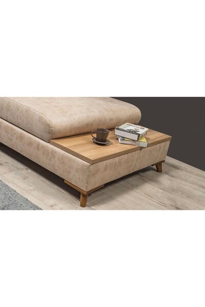 Genel Markalar Arya Yataklı Sandıklı Köşe Koltuk Zen Kumaş