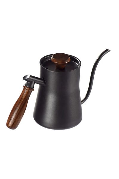 Generic Coffee Drip Kettle - Stainless Steel - Black - 550 ml