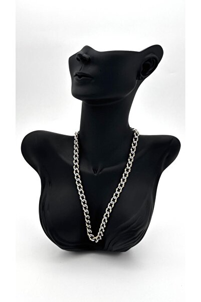 ELİOSA قلادة من الفولاذ المقاوم للصدأ بحلقتين بلونين منفصلين