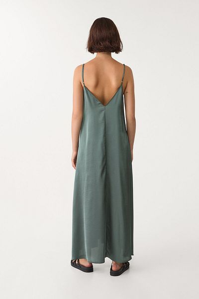 Stradivarius Long flowing satin dress