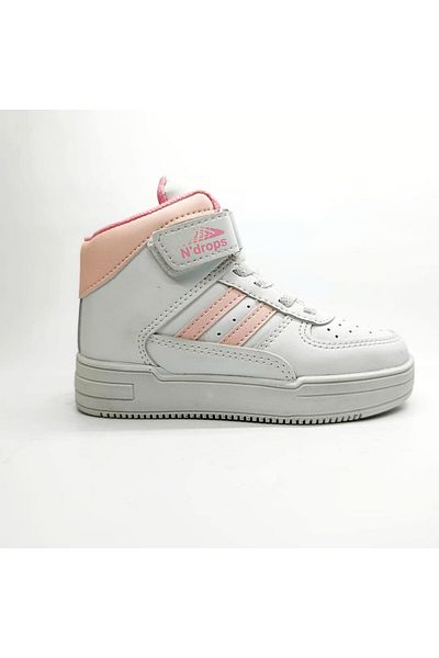 Ayakkabı Durağı Pantofi sport cu velcro roz alb pentru copii