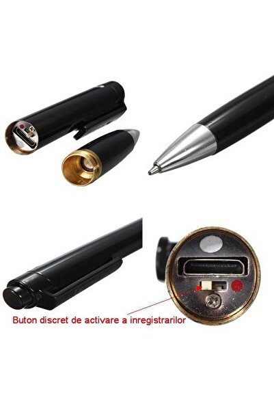 Minitechnics Voice Recorder Sound Recording 10 Hours - 8Gb Memory In Pen SliPen8GbUR