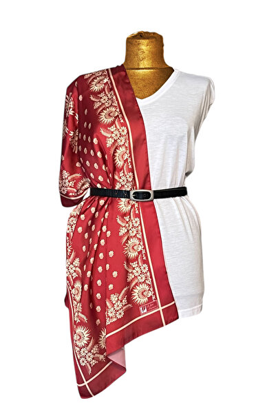 EDİRNE KIRMIZISI Edirne Kırmızısı Fular Klasik 45*145cm