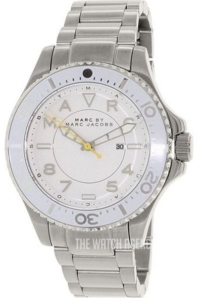 Marc by Marc Jacobs White/Steel Ø38 mm MBM3407