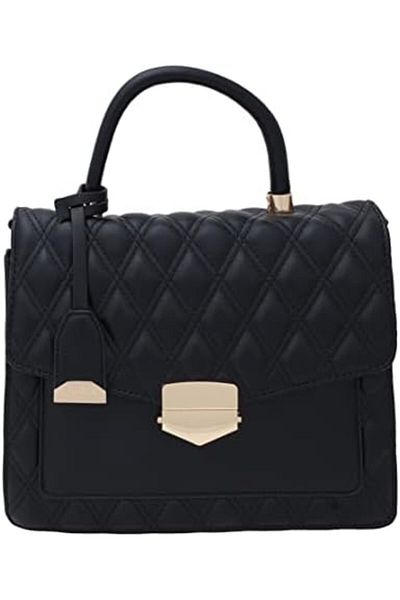 AMICA Esmeralda Structured Women's Leather Crossbody Handbag with Detachable Shoulder Strap