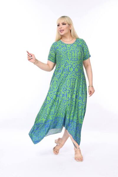 CNG MODA Plus Size Summer Premium Combed Cotton Dress
