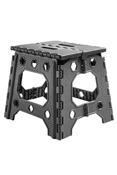 Genel Markalar Siyah Kamp Katlanır Tabure - Küçük Boy