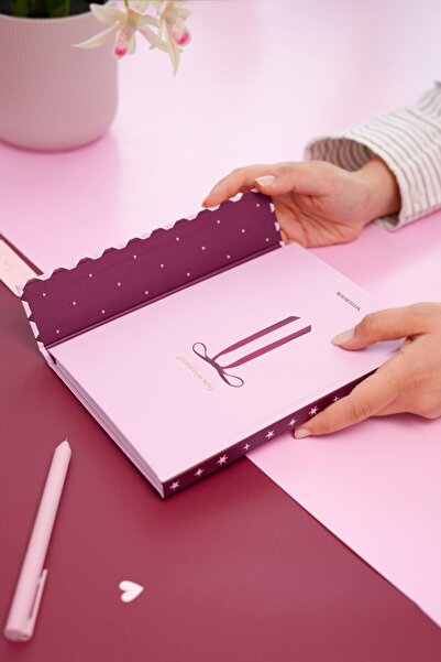 Matt Notebook A5 15x21 Mıknatıslı Kapak Defter Çizgili Fiyonk