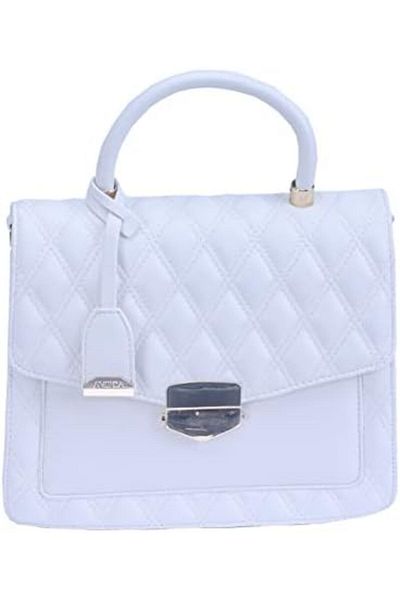 AMICA Esmeralda Structured Women's Leather Crossbody Handbag with Detachable Shoulder Strap