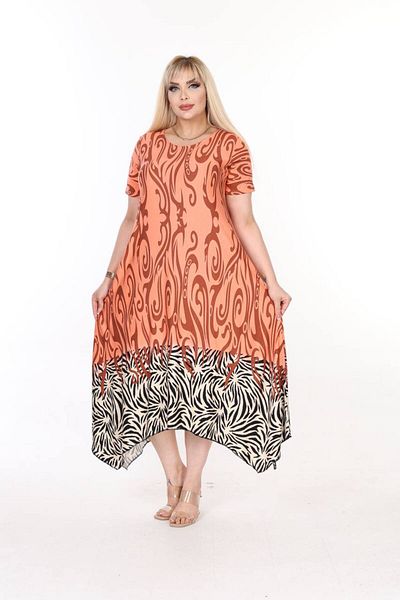 CNG MODA Plus Size Summer Premium Combed Cotton Dress