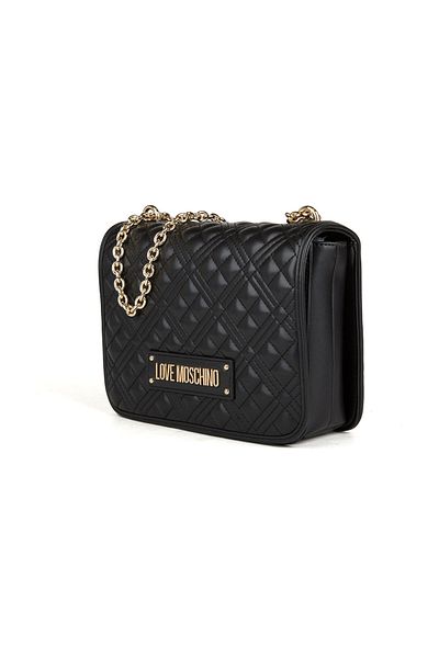 Love Moschino Geantă neagră de umăr pentru femei JC4000PP1M000