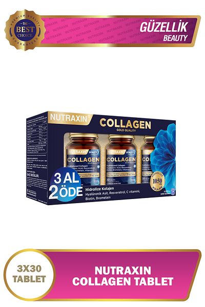 Nutraxin Beauty Gold Collagen - 30 Tablets, BUY 3 GET 2