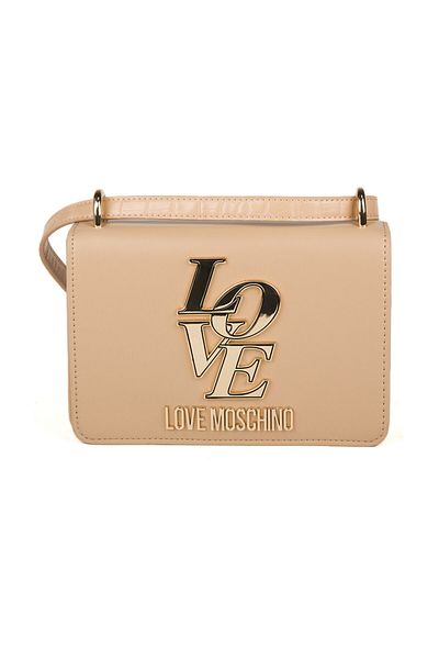 Love Moschino BUCĂTĂ PU+CROCO PU SABBIA