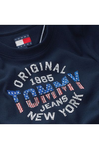 Tommy Hilfiger Tričko TJW SLIM SH TOMMY NY RIB
