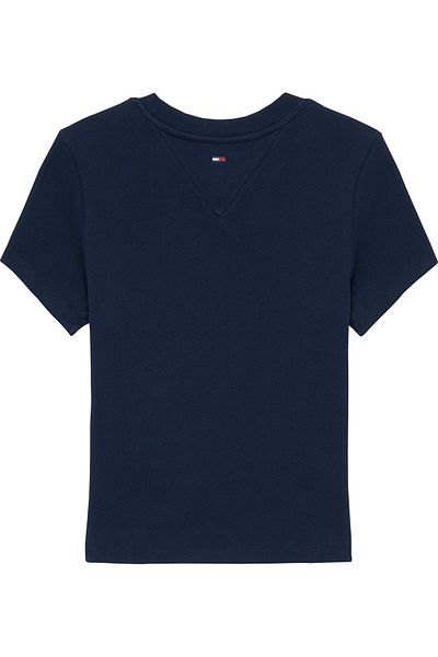 Tommy Hilfiger Tričko TJW SLIM SH TOMMY NY RIB