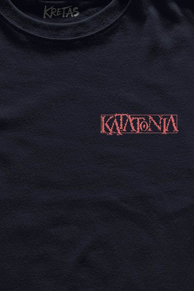 Kretas Μπλουζάκι Unisex Navy Blue Katatonia Doom Metal Music Minimal μπλουζάκι με στάμπα μπλουζάκι Navy Blue Regular Fit