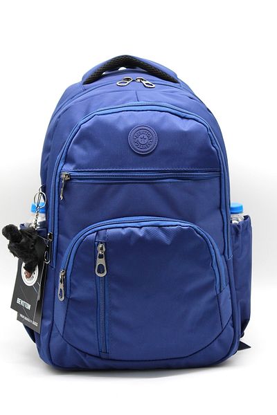 Bevitton Large Size Waterproof Fabric Unisex Navy Blue Color School Backpack and Travel Bag / 1700