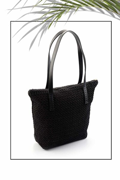 Bambi Siyah Kadın Omuz Çantası C06960200616