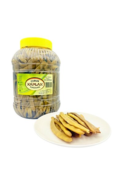 çubuk kaplan turşuları 5 Kg Çubuk Usulü Fasulye Turşusu