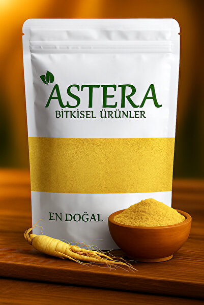 ASTERA 500 gr Saf Kırmızı Kore Ginseng Tozu ( Taze Öğütülmüş )