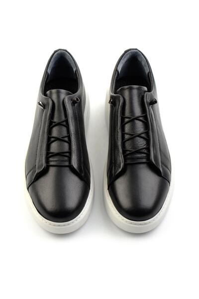 Bambi Siyah Leather Erkek Casual Ayakkabı E01084211343