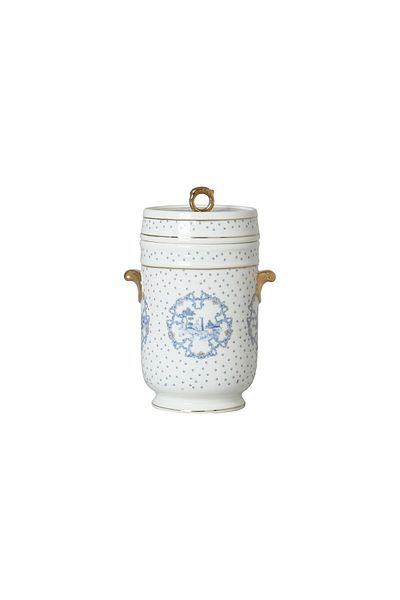 Lucky Art Florance Bone Jar with Handle 22cm