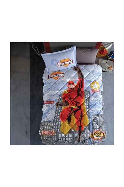Clasy Single Ranforce Quilt Super Hero